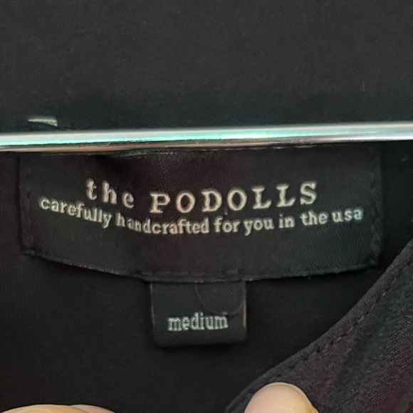 Black silk blouse from The Podolls. Medium - Picture 3 of 8